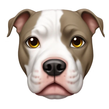 Scar white pitbull  sticker