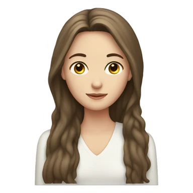 Pale brunette girl with tan husband  sticker