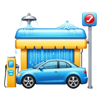 car wash shop sticker