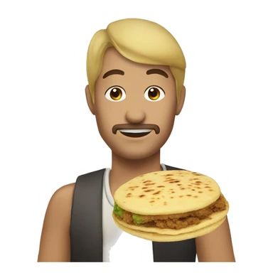 Colombian arepa  sticker