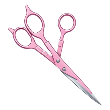 Delicate Pink Scissors  sticker