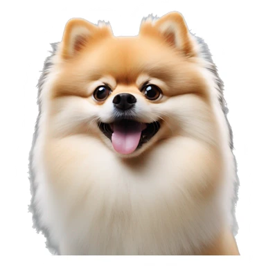 Pomeranian spitz in Moscow sticker