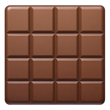 Chocolate bar multy colors sticker