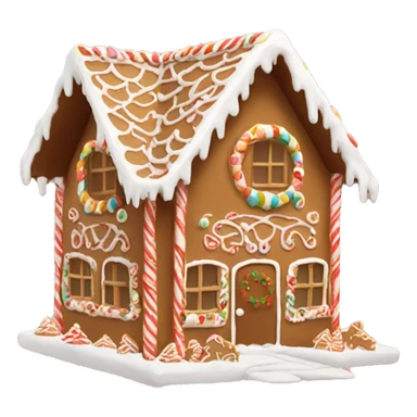 Gingerbread house aesthetic  sticker