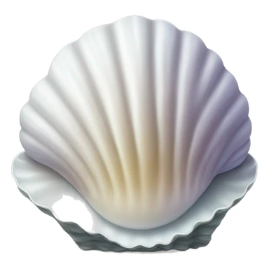Clam shell sticker