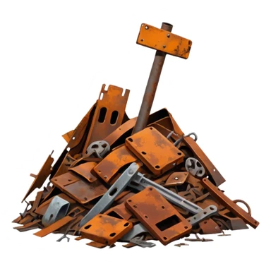 débrouille post apocalyptique ferraille  sticker