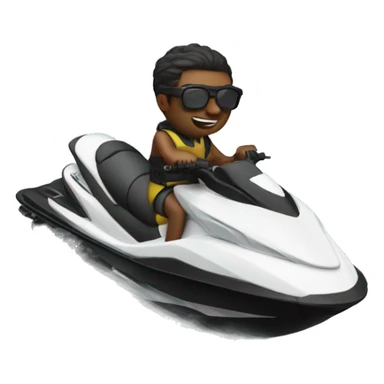 Steam on a jet ski sticker
