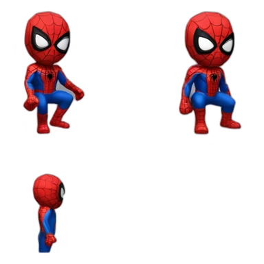 Side view developer behind laptop with this style : Spider-Man Video game with nanosuit hacker themed character sticker