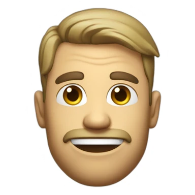 man gamer wink the eye sticker