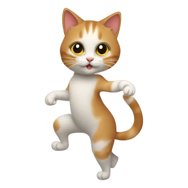 Danseden kedi sticker