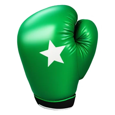 kickboxing glove green sticker