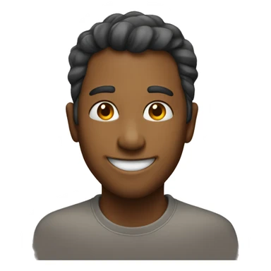 smiling heartily  sticker