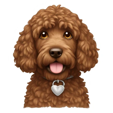  brown doodle sticker