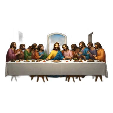 The Last Supper sticker