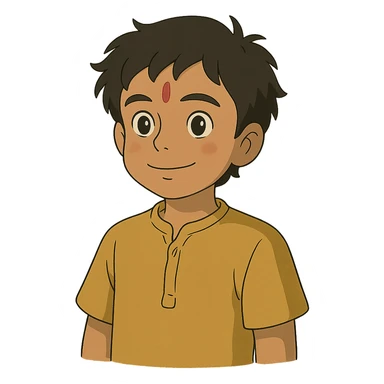 ghibli style Manik sticker