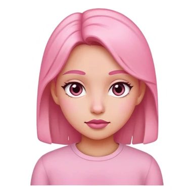 Pink girly girl sticker