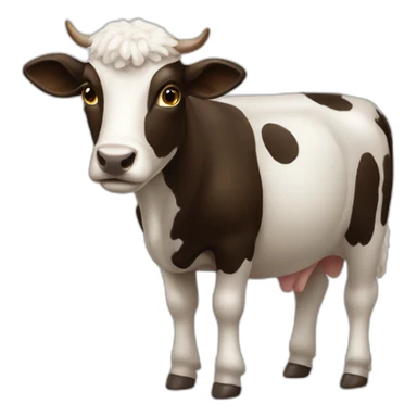 Vache sur mouton sticker