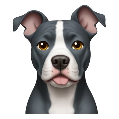 Blue pitbull sticker