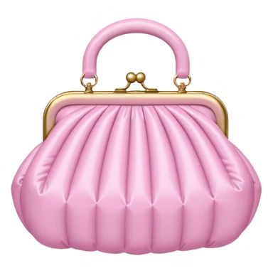 vintage rococo pale pink inflatable puffy pruse sticker