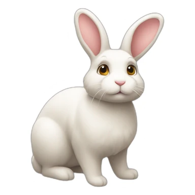 Doudou lapin sticker