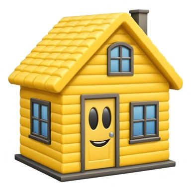 Construction Foam for a house Smiley  sticker