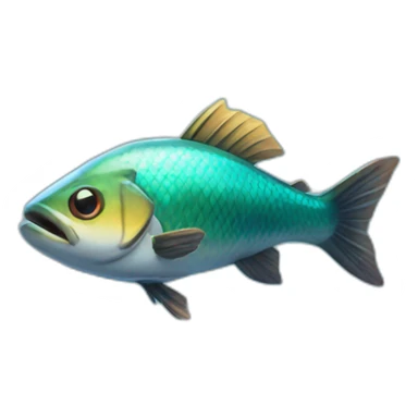 Fortnite fish sticker
