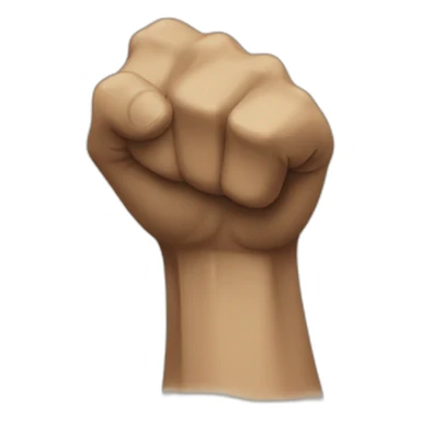 CLASH OF TWO FISTS sticker