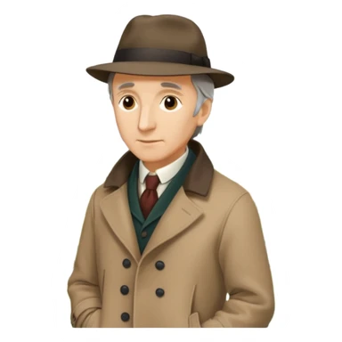 Wliiam wordsworth walking in the countryside sticker