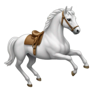 Cheval sur un cheval sticker