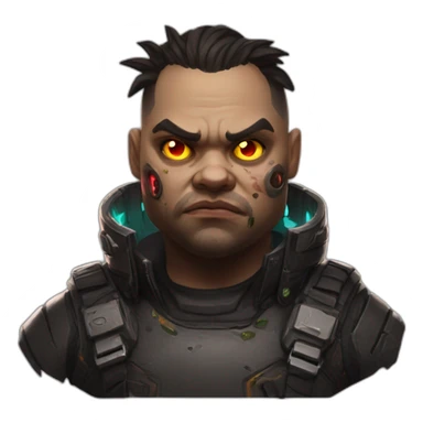 cyberpunk pudge sticker