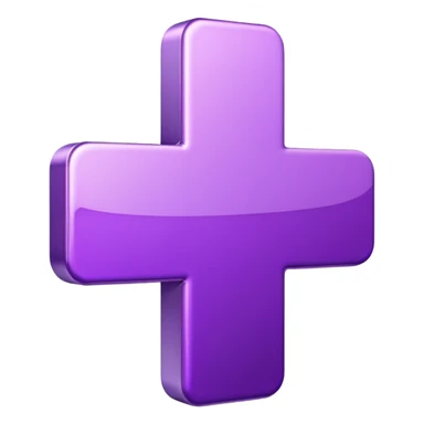 purple plus icon sticker