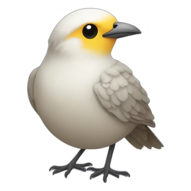 bird sits sticker