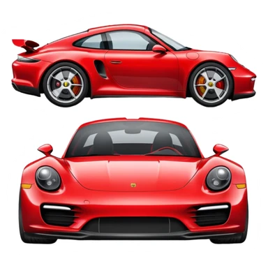 porsche sports car sticker