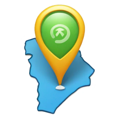 navigation map software marker sticker