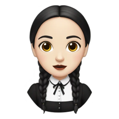 Wednesday adams sticker
