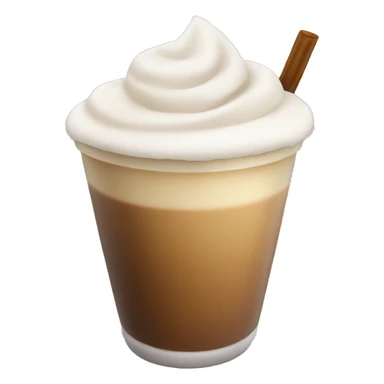 Ice latte with cold foam  sticker