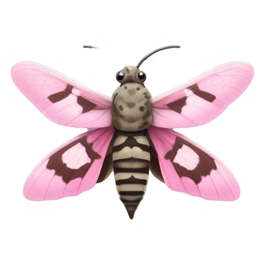 pink-spotted hawkmoth sticker