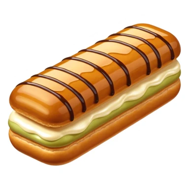 Caramel drizzle éclair























 sticker