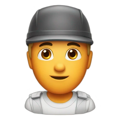 Orange tittle "1" sticker