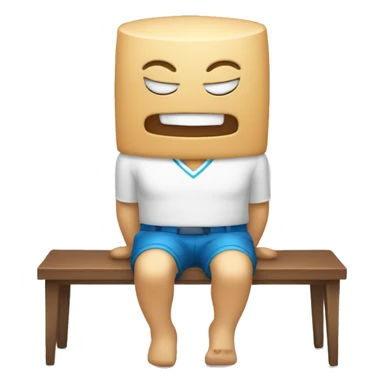 happy hamstring mucle sticker