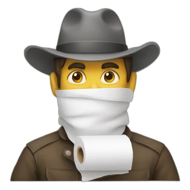 paper towel bandit sticker