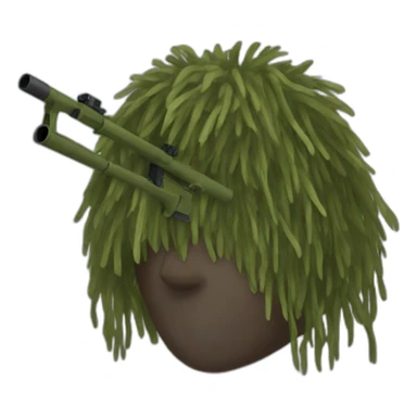 Ghillie sniper sticker