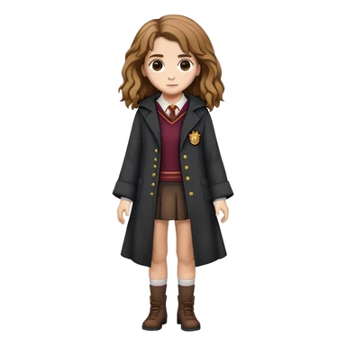 Hermione Granger full-body, cute stye sticker