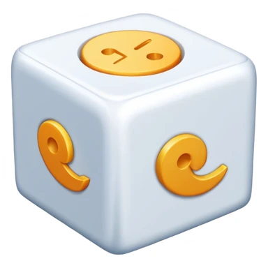 Paneer cube sticker