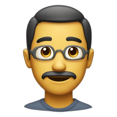 Giving a suspicious smile sticker