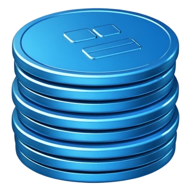 blue coins credit pack sticker