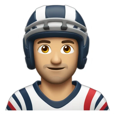 Joueur rugby sticker