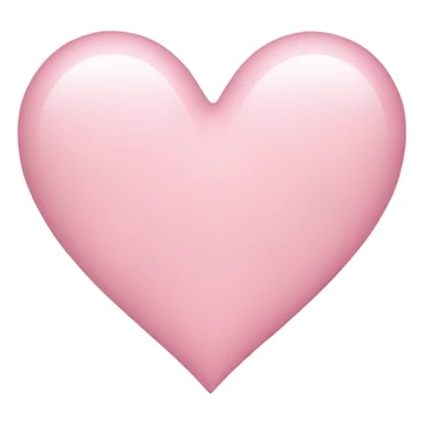very light pink heart sticker