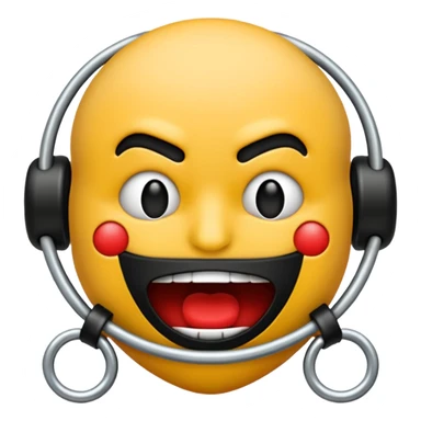 Bdsm gagged emoji sticker
