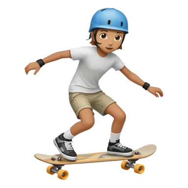 Bum riding skateboard  sticker